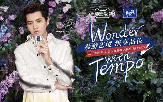 2月21日，Tempo得寶打造紙巾藝術(shù)盛宴